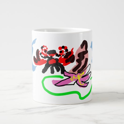 炭水化物サマーの楽しみ ジャンボコーヒーマグカップ (正面)