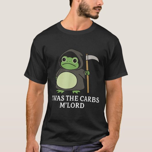 炭水化物万歳 M 旦那様 Tシャツ (正面)