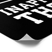 炭水化物、皮肉、重み、不適切な考え ポスター (角)