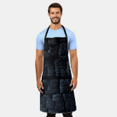 炭灰が燃え尽きた後 エプロン (着用した状態)