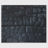 炭灰が燃え尽きた後 ラッピングペーパー (フラット)