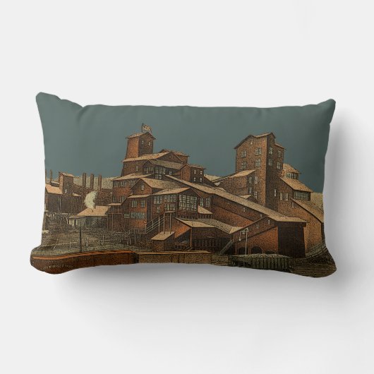 炭炭炭炭炭炭鉱炭鉱業 ランバークッション (正面)