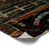 炭炭炭炭炭炭鉱炭鉱鉱炭鉱鉱鉱業ネオン ポスター (角)