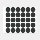 炭無地の色 ラベル (シート)