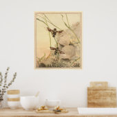 炭疽菌フライ – 昆虫誌のイラストレーション ポスター (キッチン)