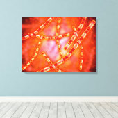 炭疽1の顕微鏡的見解 キャンバスプリント (インサイチュ (ウッドフロア))