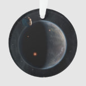 炭素と乾燥が豊富な地球のような惑星。 オーナメント (正面)