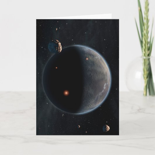 炭素と乾燥が豊富な地球のような惑星。 カード (正面)