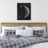 炭素と乾燥が豊富な地球のような惑星。 キャンバスプリント (インサイチュ (寝室))