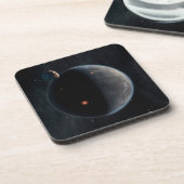 炭素と乾燥が豊富な地球のような惑星。 コースター (左側)