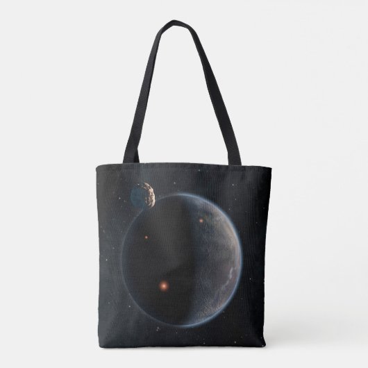 炭素と乾燥が豊富な地球のような惑星。 トートバッグ (裏面)