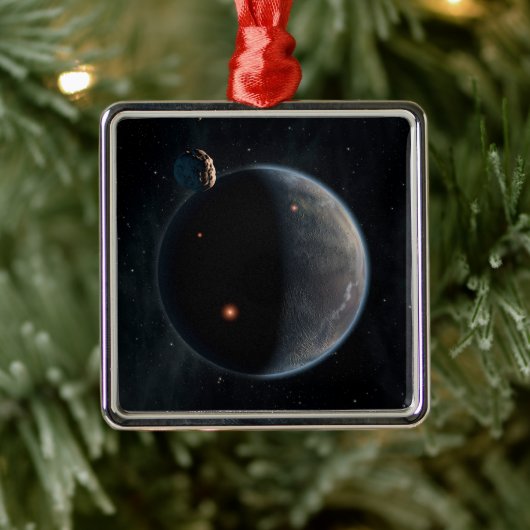 炭素と乾燥が豊富な地球のような惑星。 メタルオーナメント (ツリー)