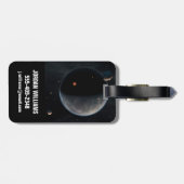 炭素と乾燥が豊富な地球のような惑星。 ラゲッジタグ (裏面横)