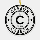 炭素元素セラミックオーナメント セラミックオーナメント (正面)