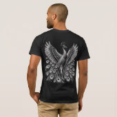 炭素孔雀 Tシャツ (裏面フル)