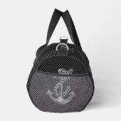 炭素繊維にクロムシルバースタイルロープいかり ダッフルバッグ (右)