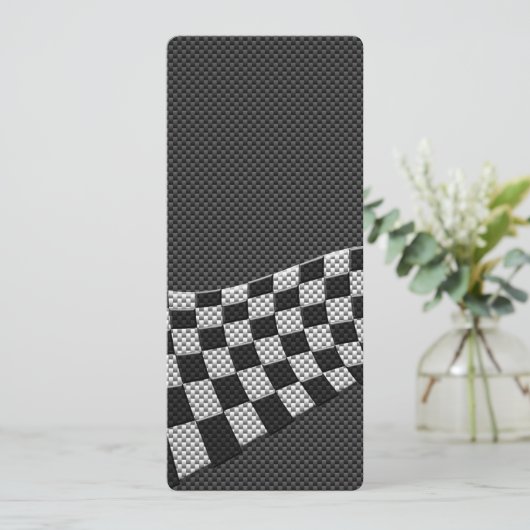 炭素繊維スタイルレーシングフラッグウェーブデコール (スタンド正面)