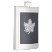 炭素繊維スタイル上のクロムのようなメープルリーフ フラスク (右)