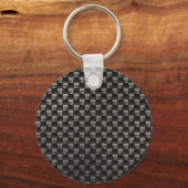 炭素繊維テクスチャ キーホルダー (正面)