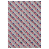 炭素繊維デコールプリントに関する米国国旗 テーブルクロス (正面)