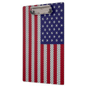 炭素繊維デコール米国国旗 クリップボード (左)