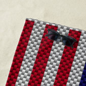 炭素繊維デコール米国国旗 ビーチタオル (インサイチュ)