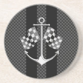 炭素繊維デコ航海のールでのボートレース コースター (正面)