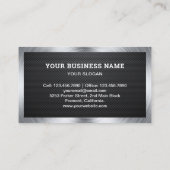 炭素繊維ハンドマン修理ツール電気技師 名刺 (裏面)