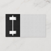 炭素繊維バーベル重量 名刺 (裏面)