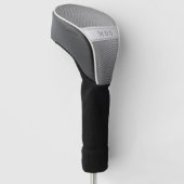 炭素繊維フェイクモノグラムゴルフヘッドカバー ゴルフヘッドカバー (アングル)