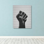 炭素繊維プリントスタイル キャンバスプリント (インサイチュ (ウッドフロア))