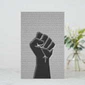 炭素繊維プリントスタイル 便箋 (スタンド正面)