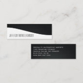 炭素繊維プロフェッショナルスリム名刺 スキニー名刺 (正面/裏面)