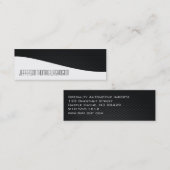 炭素繊維プロフェッショナルスリム名刺 スキニー名刺 (正面/裏面)