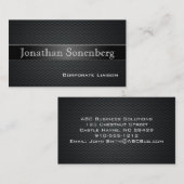 炭素繊維プロフェッショナル名刺 名刺 (正面/裏面)
