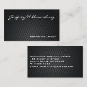 炭素繊維プロフェッショナル名刺 名刺 (正面/裏面)