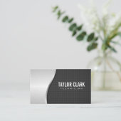 炭素繊維及び金属 名刺 (スタンド正面)