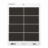 炭素繊維材料 ラベル (フルシート)