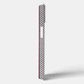 炭素繊維状プリントの米国国旗 Case-Mate iPhoneケース (裏面 / 右)