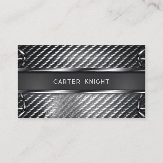 炭素繊維研磨金属プロフェッショナル 名刺 (正面)
