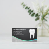 炭素繊維鋼歯歯科臨床歯科医 名刺 (スタンド正面)