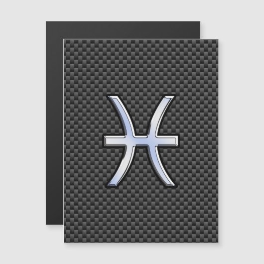 炭素繊維〔占星術の〕十二宮図上の魚座スタイル (正面/裏面)