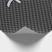 炭素繊維〔占星術の〕十二宮図上の魚座プリント ラッピングペーパー (角)