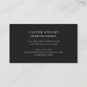 炭素繊維・金属工業 名刺 (裏面)