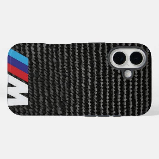 炭素繊維 Case-Mate iPhoneケース (裏面 (横))