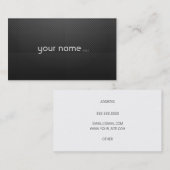 炭素 名刺 (正面/裏面)