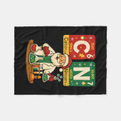 炭素 窒素 67 面白い 教員 科学 周期表 Tシャツ フリースブランケット (正面(横))