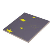 炭色の星 タイル (側面)