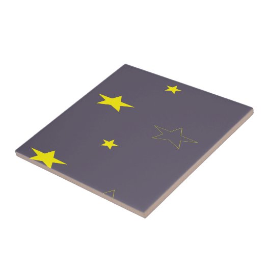 炭色の星 タイル (側面)