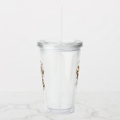 炭酸入りウグイス小鳥 アクリルタンブラー (右)